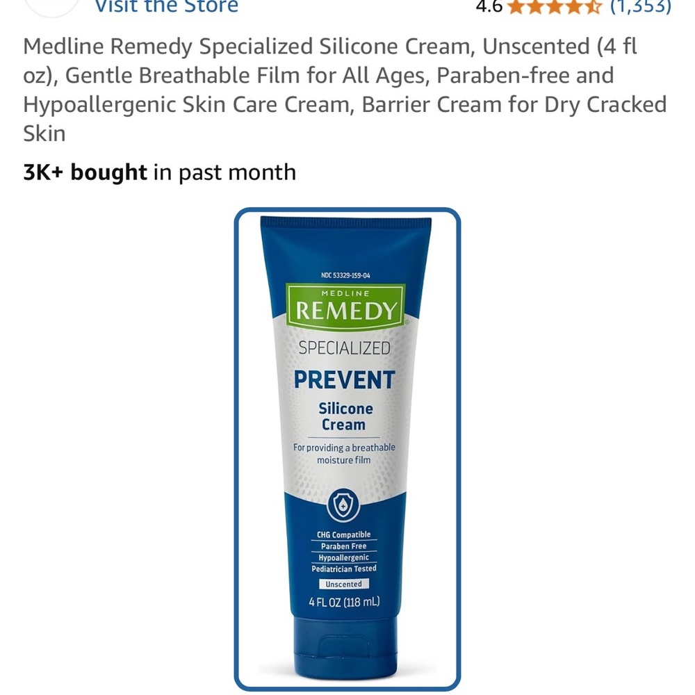 Remedy Specialized Silicone Cream - Blue